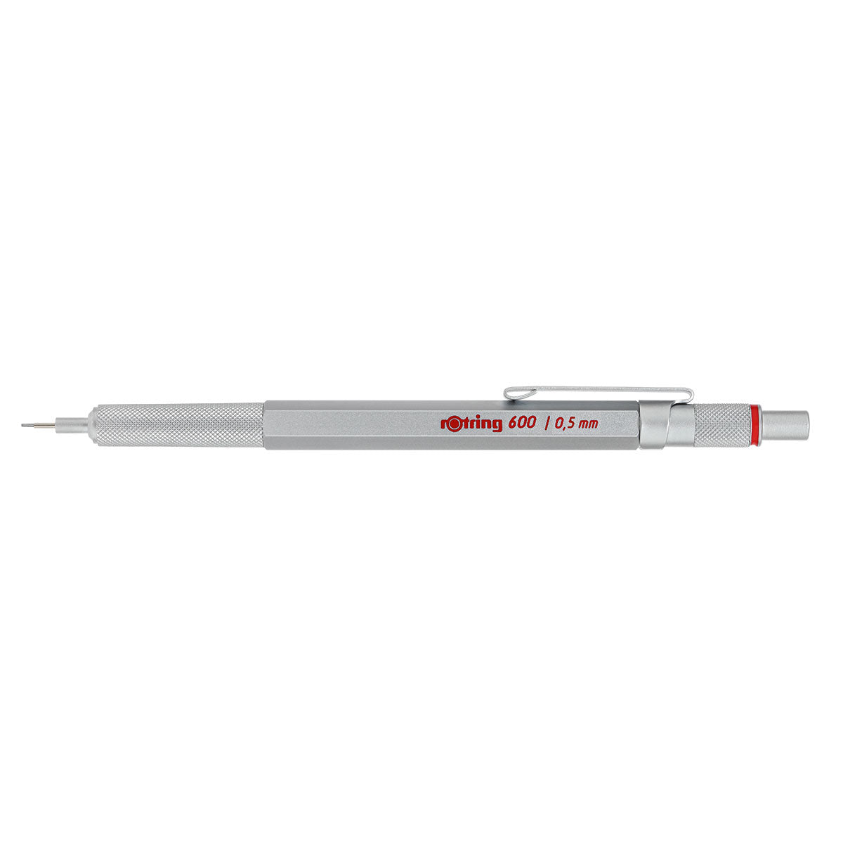 Rotring 600 Silver, Full Metal Mechanical Pencil 0.5MM 1904445 Rotring Pencil