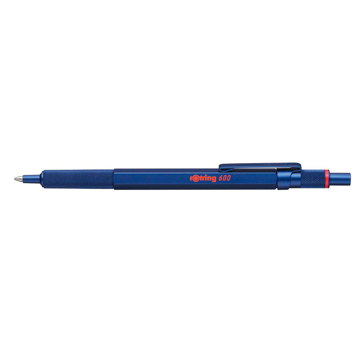 Rotring 600 Blue, Full Metal Ballpoint Pen, Blue Ink Rotring Ballpoint Pen