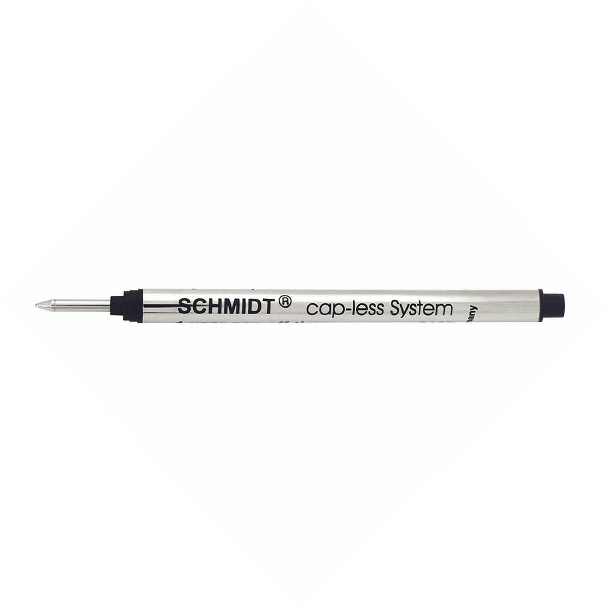 Schmidt Capless System Rollerball Refill Black Medium Long, 8126 Schmidt Ballpoint Refills