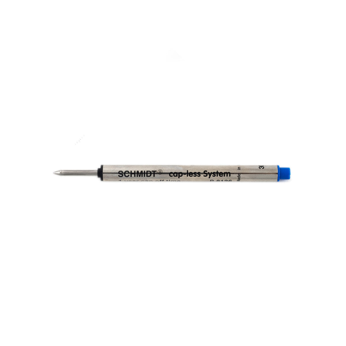 Schmidt Capless Short Rollerball Refill Blue Fine Short, P81266 - 3.84 inches Schmidt Ballpoint Refills