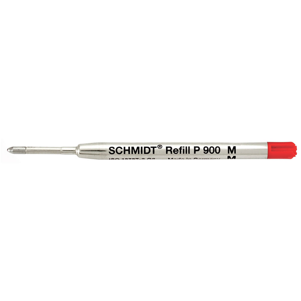 Red Parker Ballpoint Refills by Schmidt, Medium