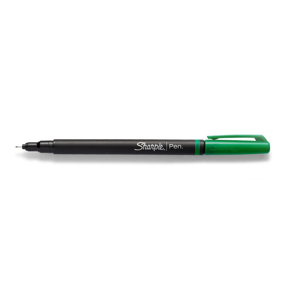Sharpie Green Art Pen Fine Point Non Bleeding, Archival Ink Sharpie Felt Tip Pen