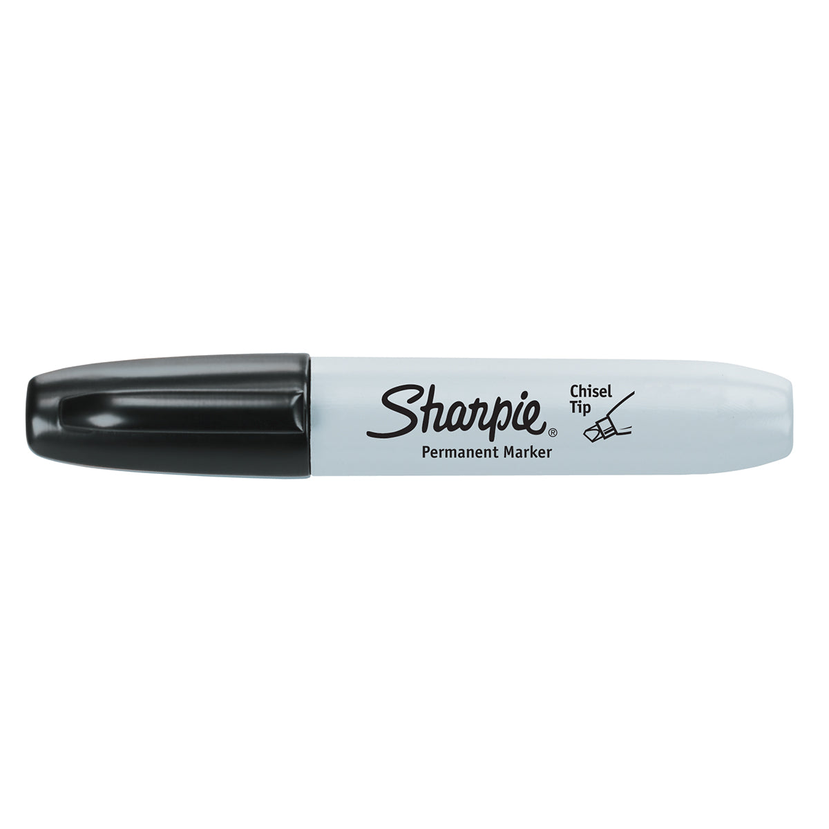 Sharpie Black Chisel Tip Permanent Marker Sold Individually  Sharpie Markers