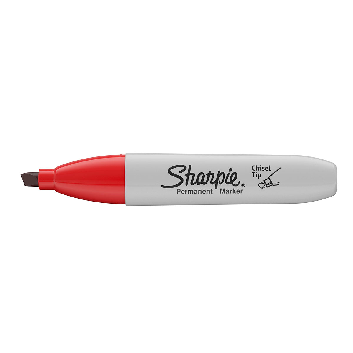 Sharpie Chisel Tip Red Permanent Marker Sold Individually Sharpie Markers