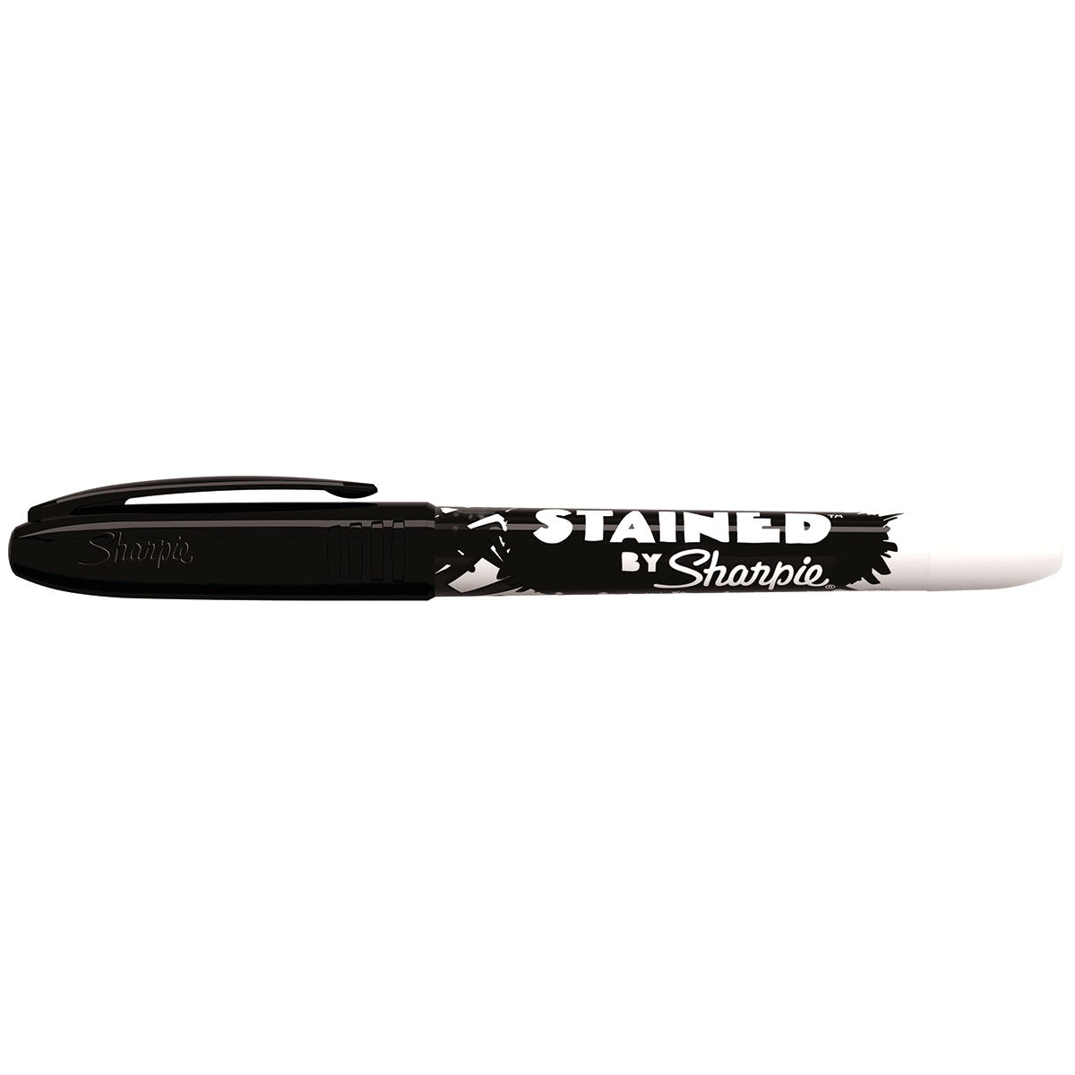 Sharpie Black Fabric Marker, Brush Tip, Stained By Sharpie Sharpie Fabric Markers
