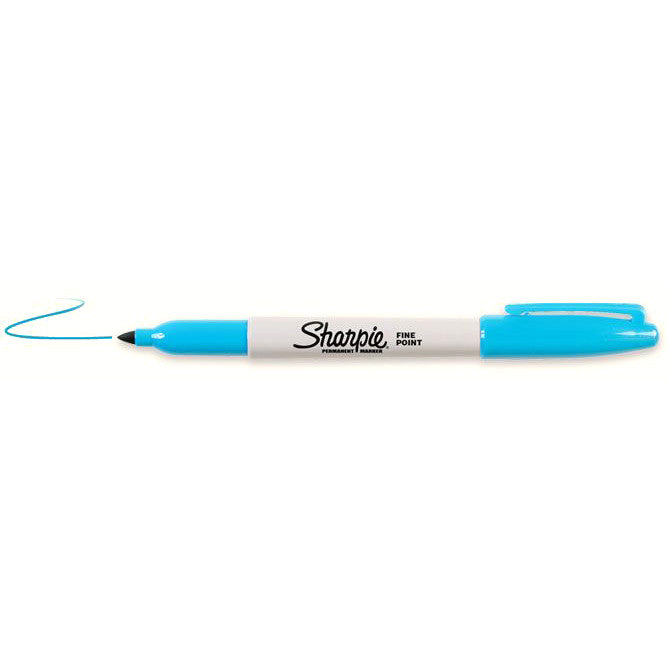 Sharpie Fine Point Turquoise Permanent Marker Sharpie Markers