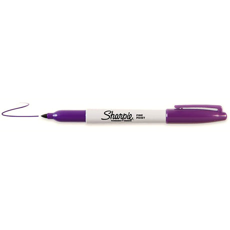 Sharpie Fine Point Purple Permanent Marker  Sharpie Markers