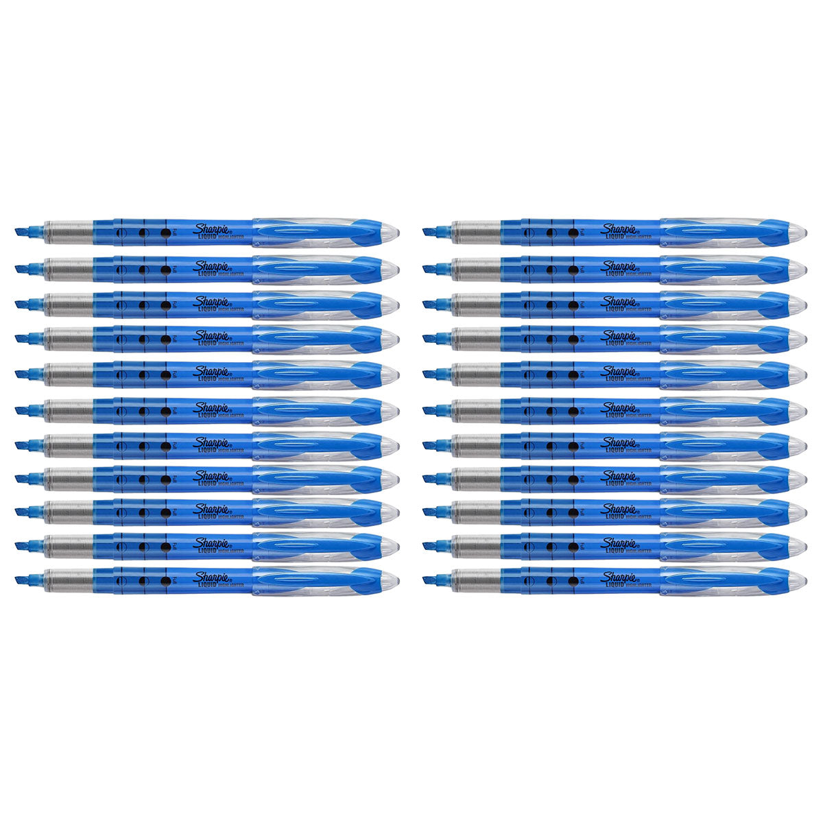 Sharpie Liquid Highlighter Blue Bulk Pack of 24 Sharpie Highlighter