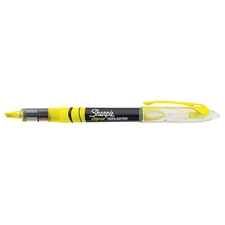 Sharpie Liquid Highlighter Yellow Narrow Chisel Tip  Sharpie Highlighter