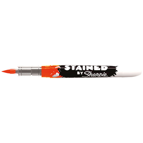 Sharpie Orange Fabric Marker, Brush Tip, Stained By Sharpie  Sharpie Fabric Markers