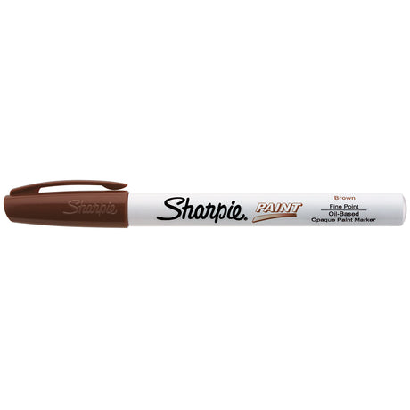 Sharpie Brown Paint Marker, Fine Point, Oil Based  Sharpie Markers