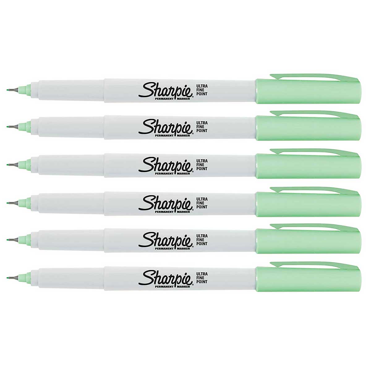 Sharpie Mint Ultra Fine Point Permanent Markers Pack of 6 Sharpie Markers