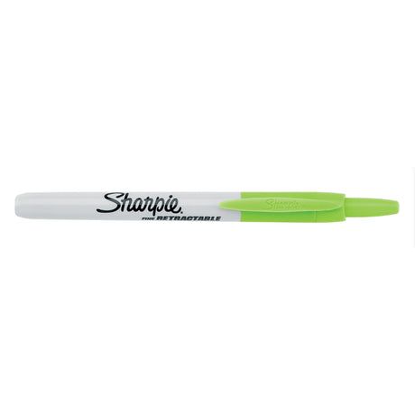 Sharpie Retractable Lime Fine Point Permanent Marker  Sharpie Markers