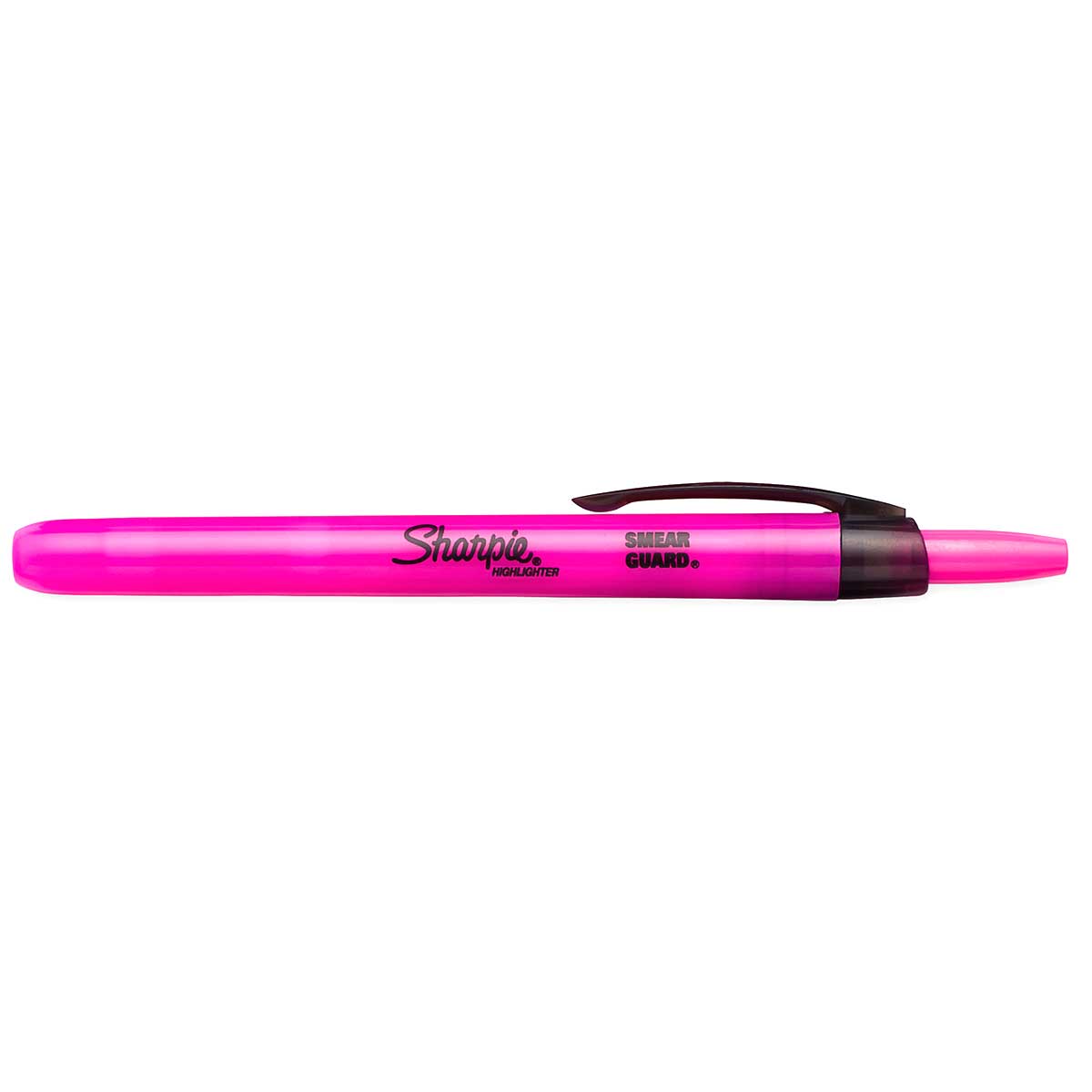 Sharpie Highlighter Retractable Pink Narrow Chisel Tip Sharpie Highlighter