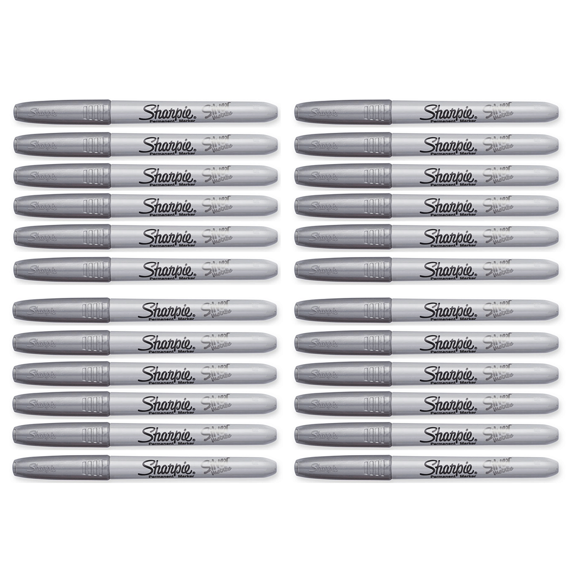 Silver Sharpie Markers Bulk Pack of 24 Sharpie Markers