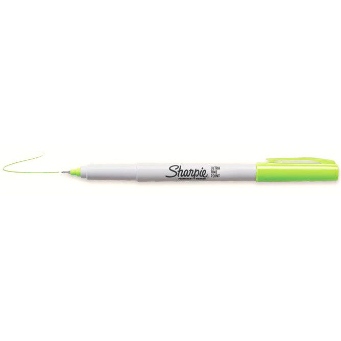 Sharpie Ultra Fine Point Lime Green Permanent Marker Sharpie Markers