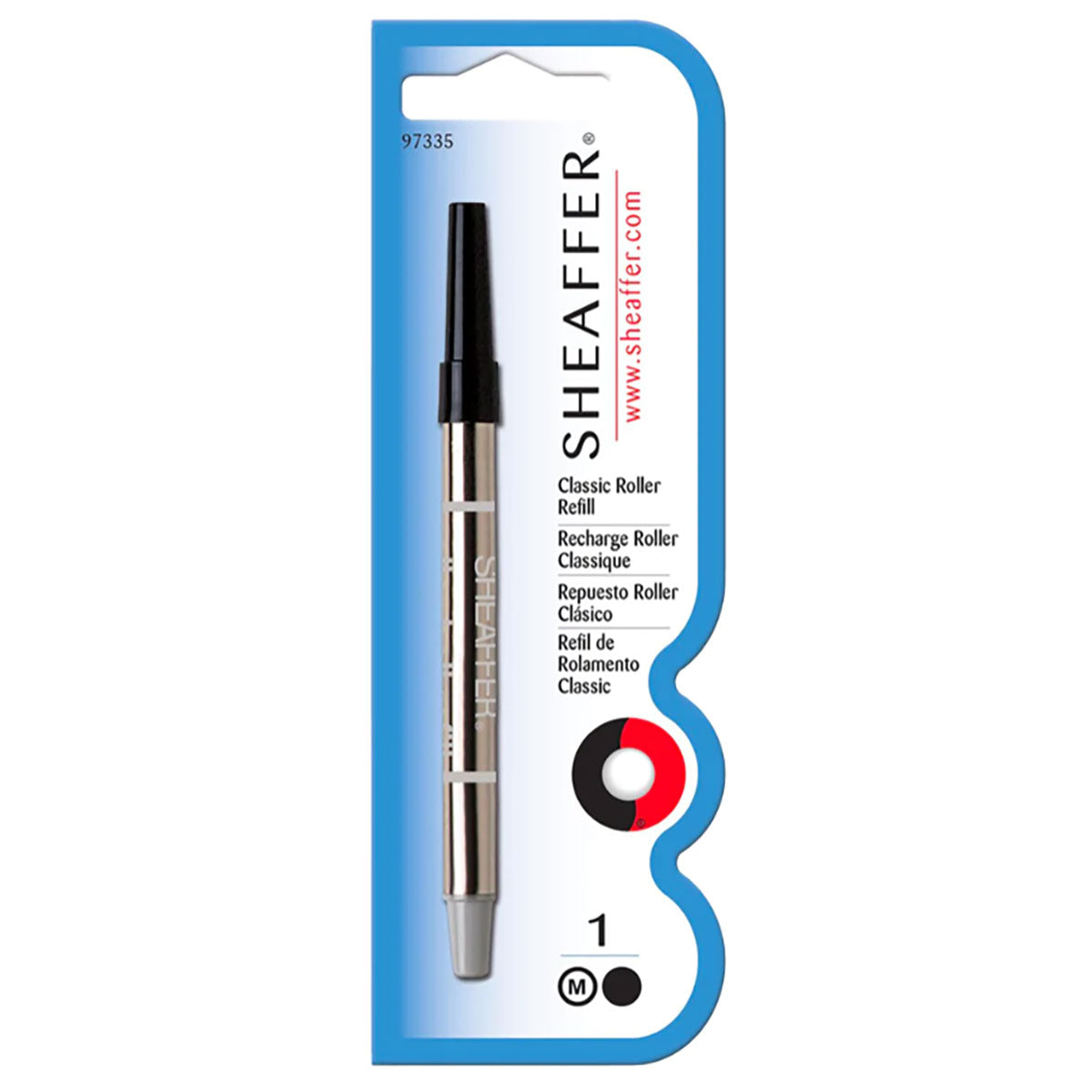Sheaffer Rollerball Refill Black Classic, 97335 Sheaffer Fountain Pen Ink Cartridges