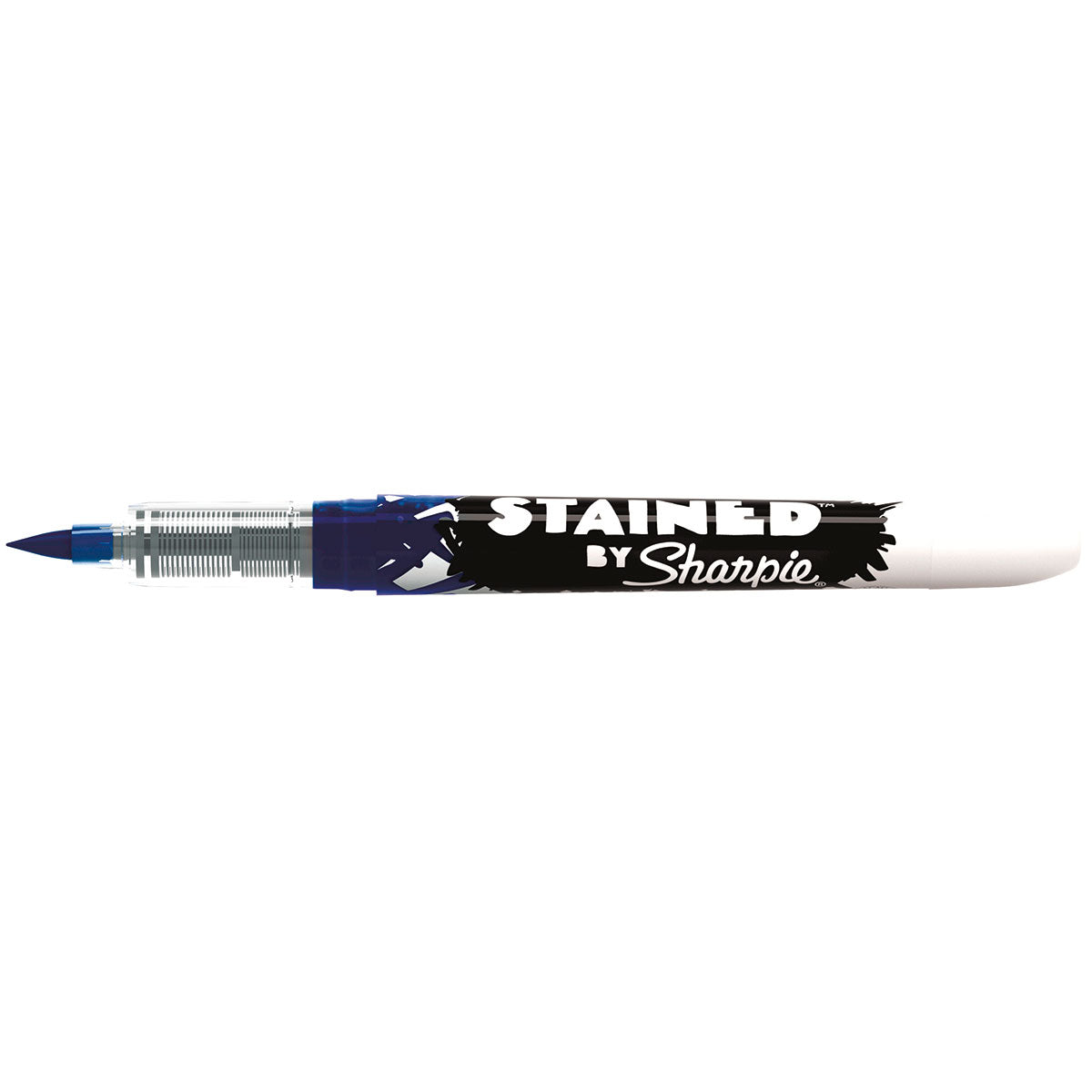 Sharpie Blue Fabric Marker, Brush Tip, Stained By Sharpie Sharpie Fabric Markers