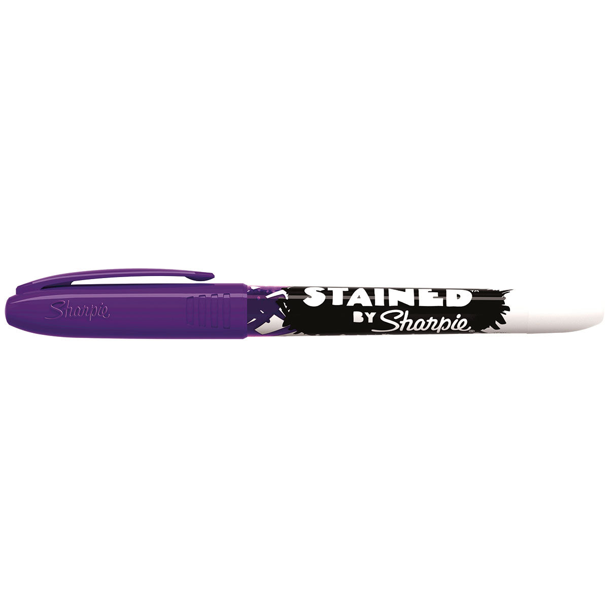 Sharpie Purple Fabric Marker, Brush Tip, Stained By Sharpie Sharpie Fabric Markers