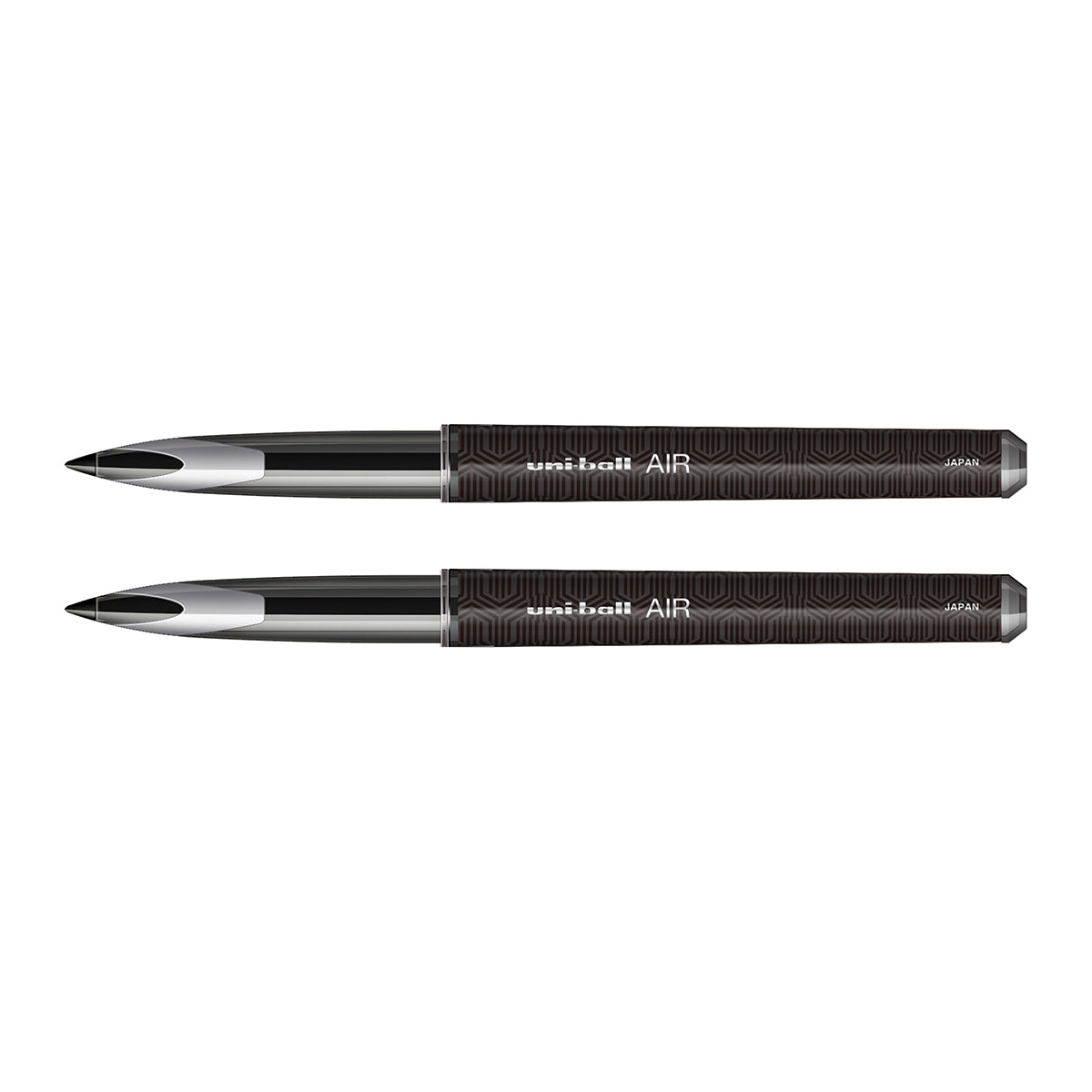 Uni Ball Air Black Medium 0.7mm Pack Of 2 Uni-Ball Rollerball Pens