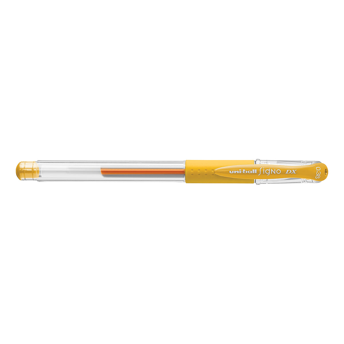 Uni Ball Signo DX .38 mm Golden Yellow Ultra Micro Gel Pen Uni-Ball Gel Ink Pens