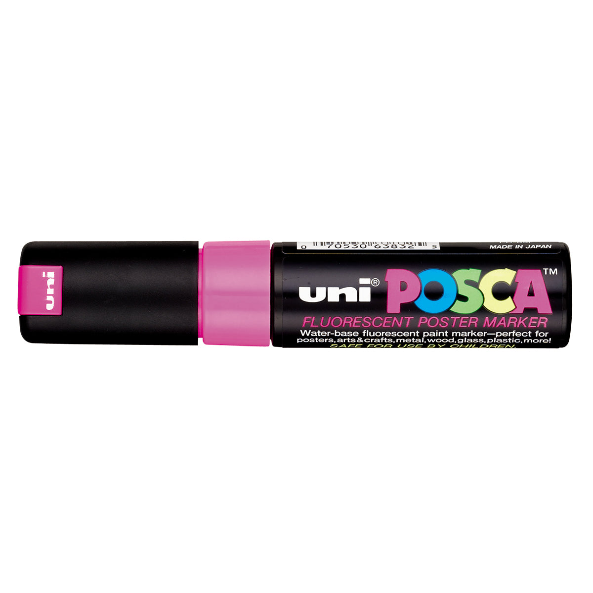 Posca Fluorescent Pink Paint Poster Marker Broad, Safe For Children  Posca Paint Markers