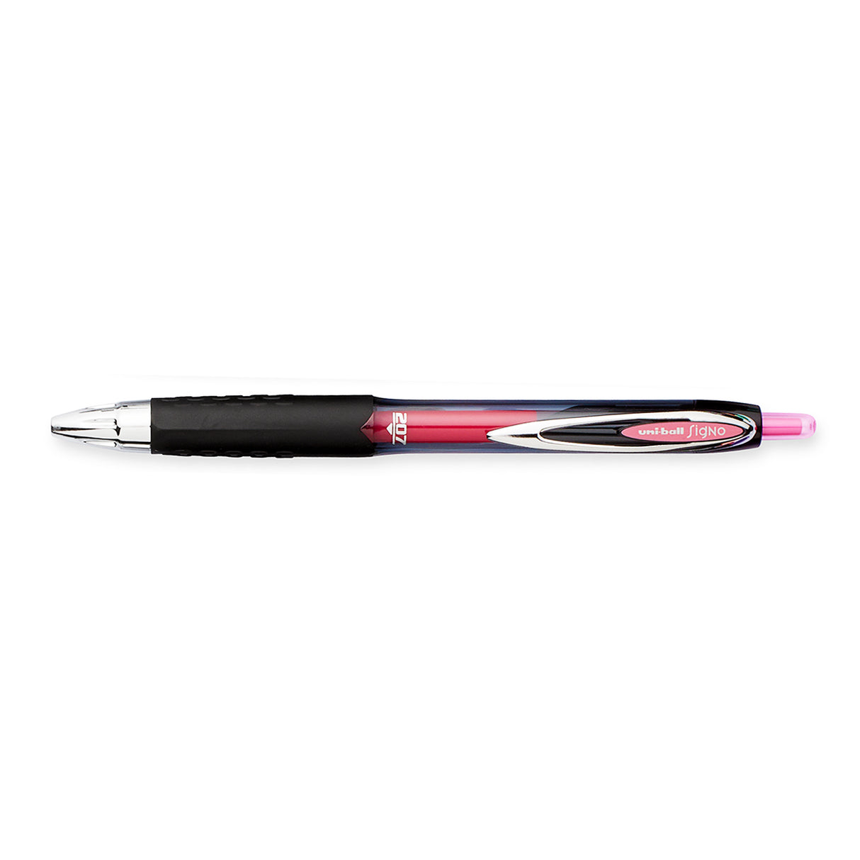 Uni Ball Signo 207 RT Pink Medium 0.7mm Retractable Gel Ink Pen Uni-Ball Gel Ink Pens