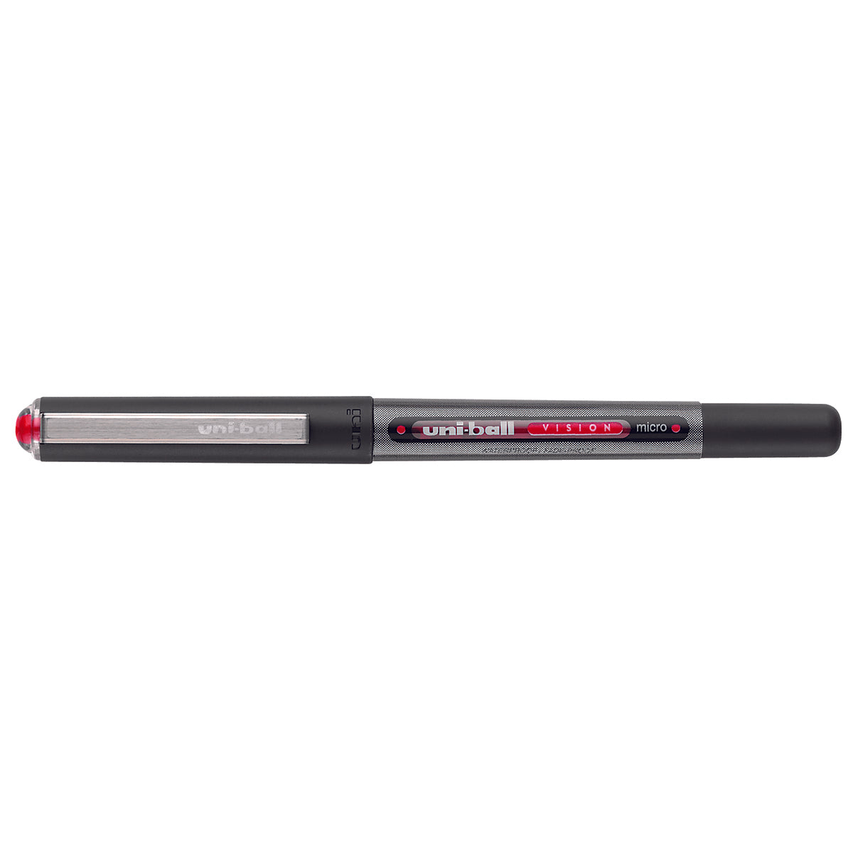 Uni Ball Vision Red Micro Rollerball Pen Uni-Ball Rollerball Pens