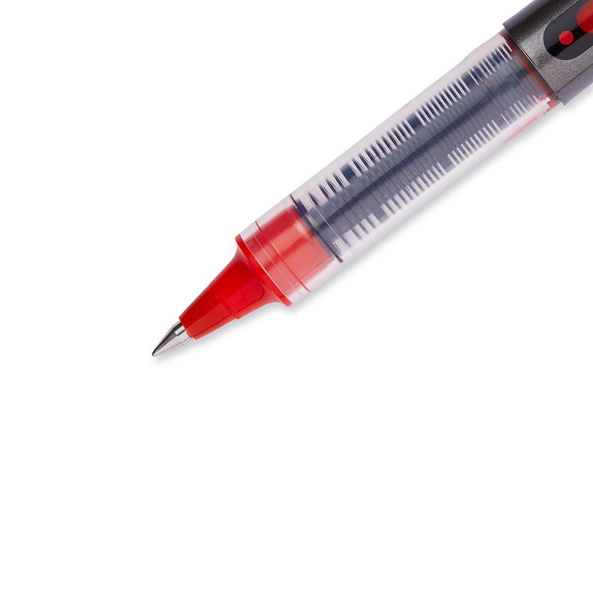Uni Ball Vision Red Micro Rollerball Pen Uni-Ball Rollerball Pens