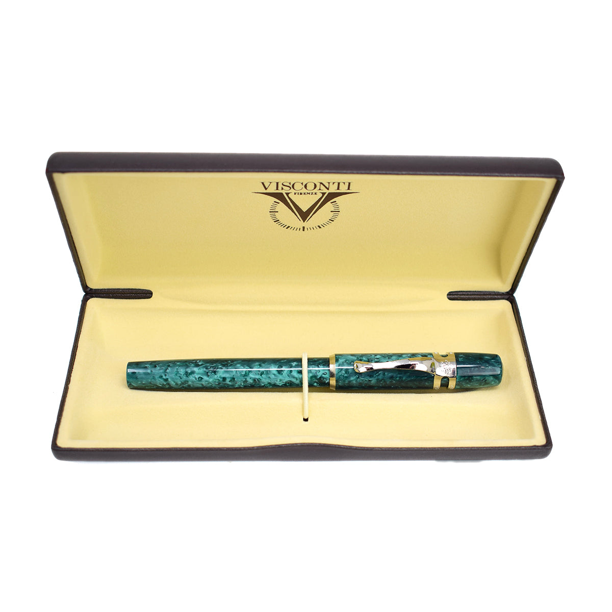 Visconti Ragtime Pearl Green Rollerball Pen Visconti Ballpoint Pen