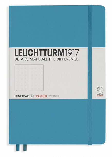 Leuchtturm1917  A5  Dotted Notebook New Color  Nordic Blue Now In Stock