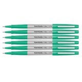 Paper Mate Flair Candy Pop Gummy Green Felt Tip Pen, Ultra Fine Pack of 6