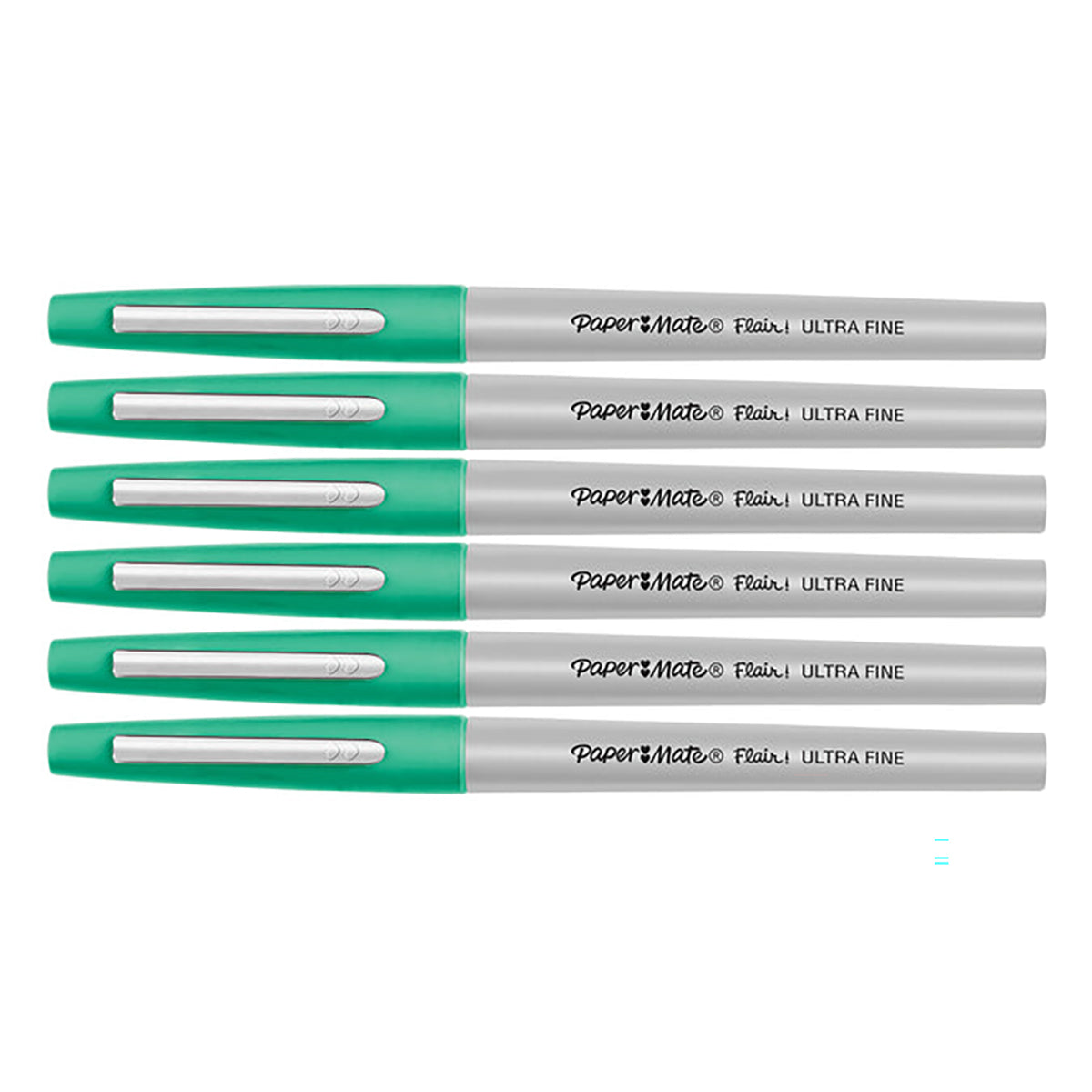 Paper Mate Flair Candy Pop Gummy Green Felt Tip Pen, Ultra Fine Pack of 6