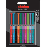 rOtring Liner Fineliner Pens Colouring Multicolor 0.4 mm 10 Count 2166220