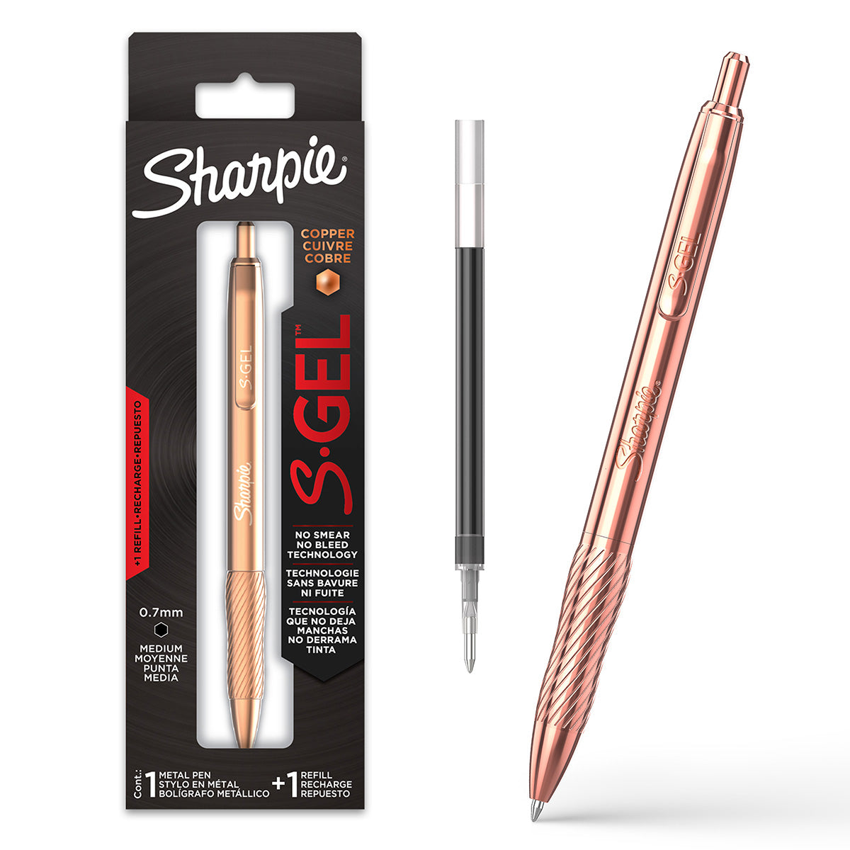Sharpie S Gel Pen Copper Medium 0.7 mm 2214552