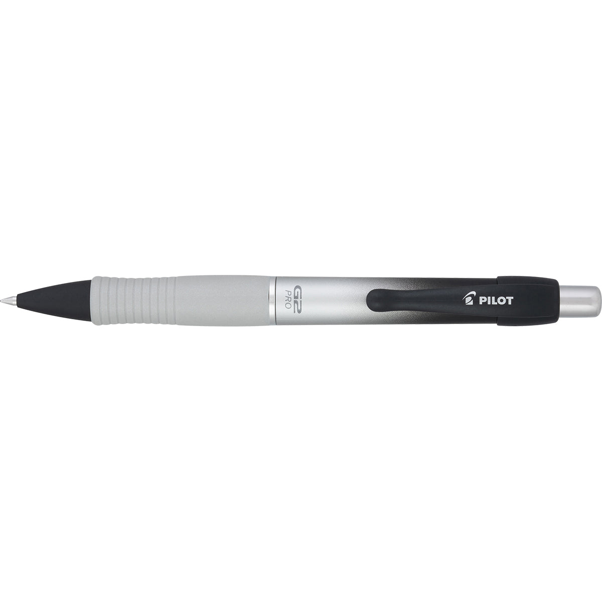 Pilot G2 Pro Comfort Grip Premium Gel Rollerball Pen Silver Fine