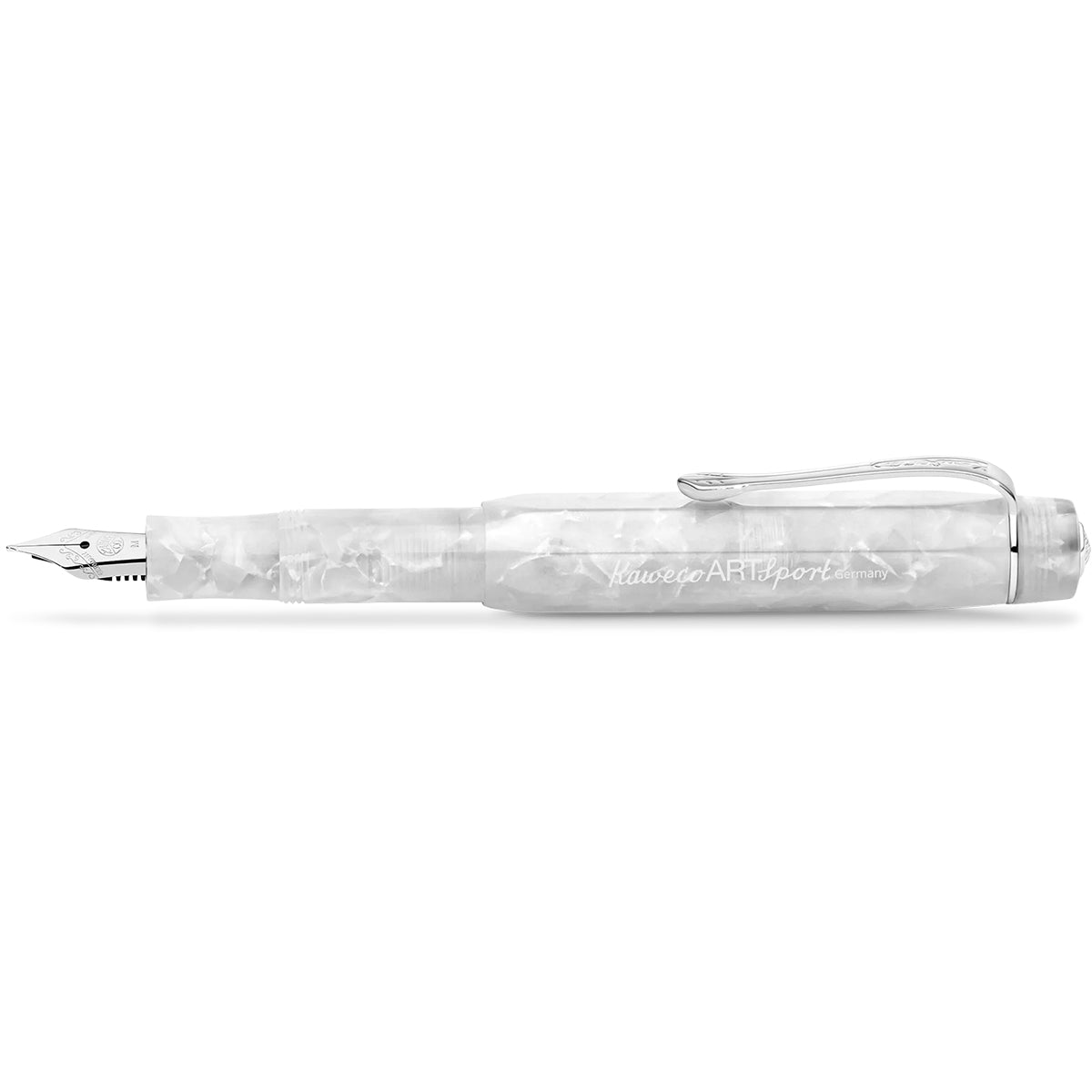 Kaweco Art Sport Fountain Pen Mineral White Extra Fine
