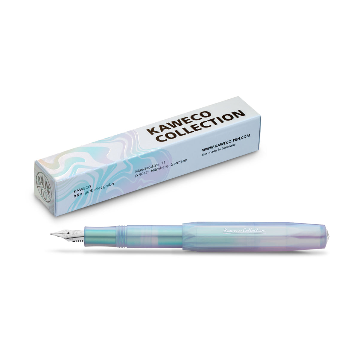 Kaweco Collection Fountain Pen Iridescent Pearl BB Double Broad 11000105  Kaweco Fountain Pen