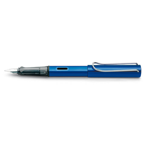 Lamy Al Star Ocean Blue Fountain Pen Medium + 5 Neon Lime Cartridges  Lamy Fountain Pens