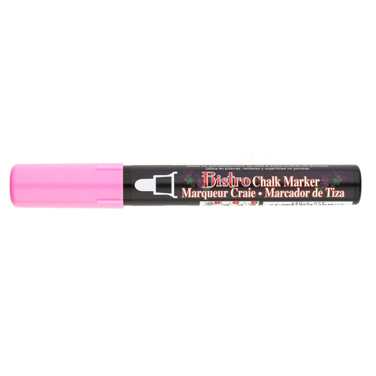 Marvy Uchidah Bistro Chalk Marker 6mm Broad Tip - Fluorescent Pink