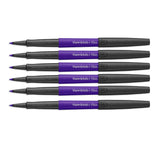 Papermate Flair Metallic Amethyst Felt Tip Pen Medium Pack of 6