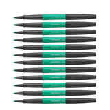 Papermate Flair Metallic Seafoam Felt Tip Pen Pack of 12  Paper Mate Felt Tip Pen