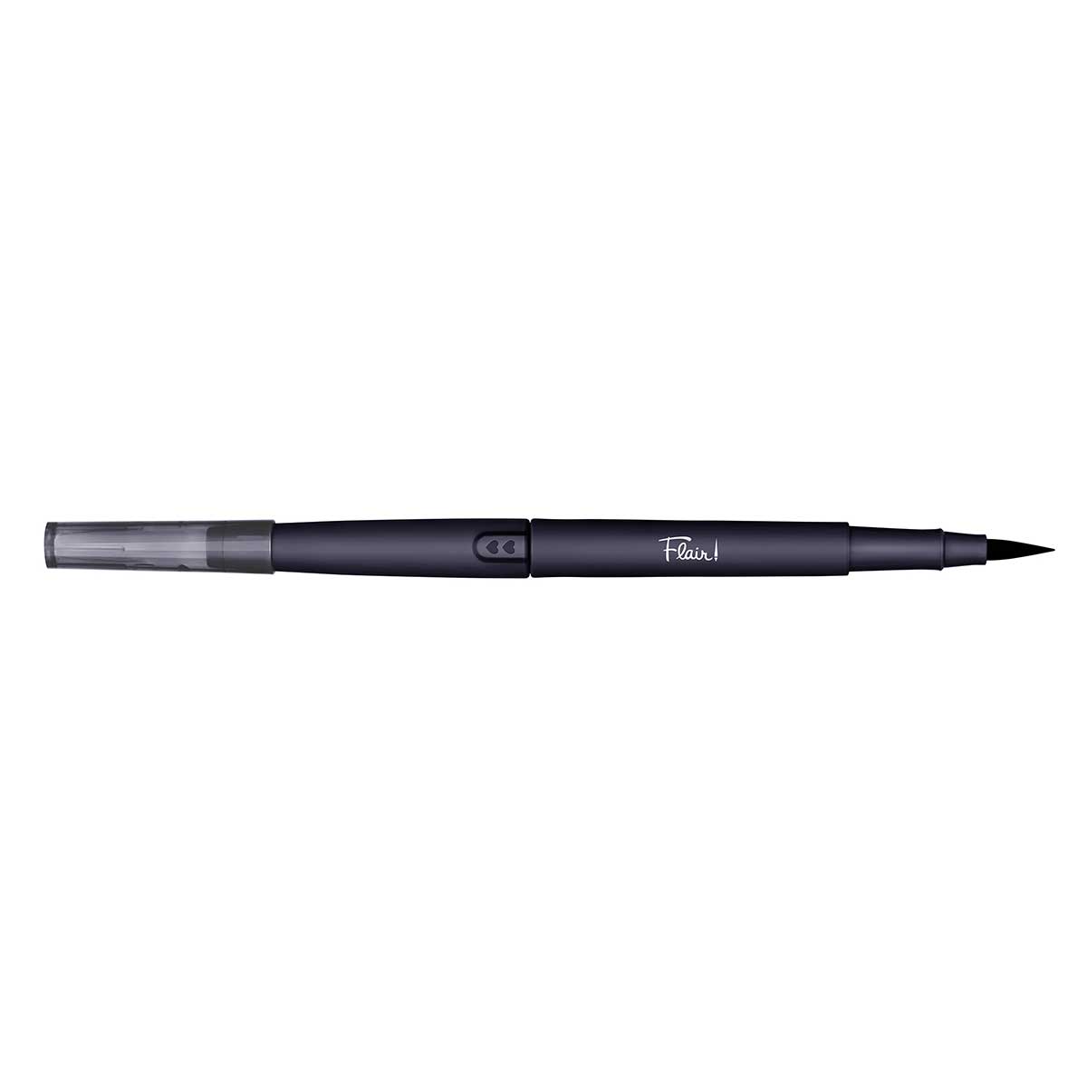 Paper Mate Flair Black Dual Tip, Brush and 0.7mm