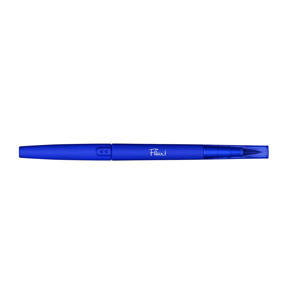 Paper Mate Flair Dual Tip Blue , Brush and 0.7mm