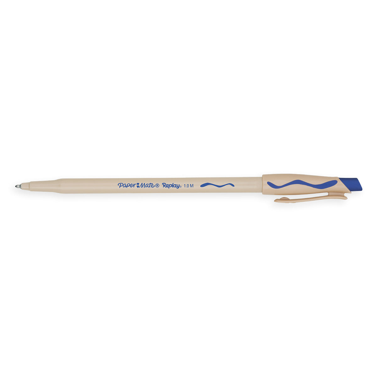 Erasable Blue Ink Pens Medium Pack of 6 , Paper Mate Replay  Paper Mate Ballpoint Pens