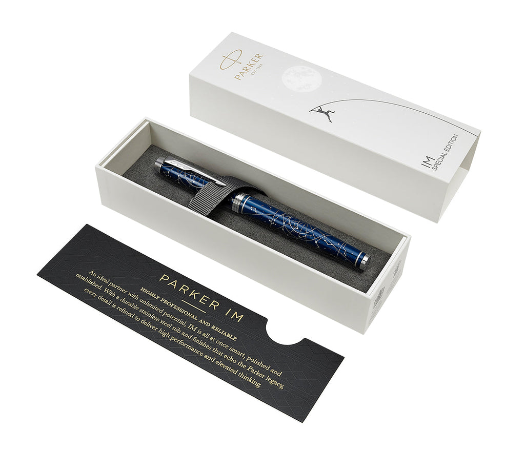 Parker IM 2019 Special Edition Midnight Astral Fine Nib Fountain Pen  Parker Fountain Pens