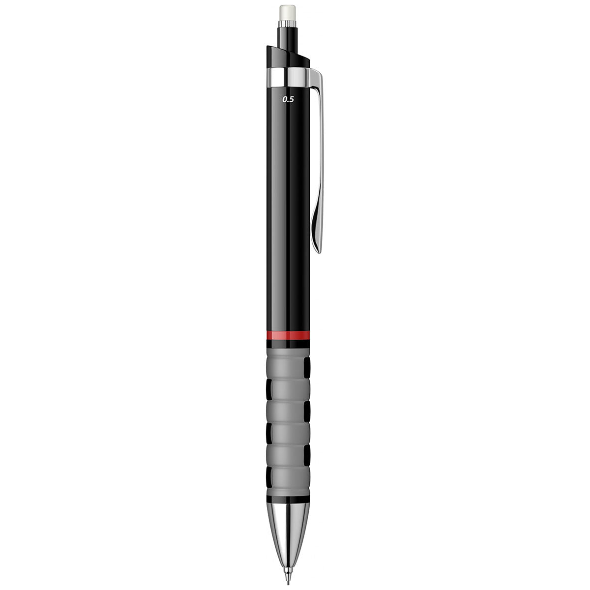 Rotring Tikky 3 in 1 Multi Pen Black and Red ink and 0.5mm Mechanical Pencil, Black Barrel 1904360  Rotring Multifunction Pens