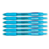 Paper Mate Profile Turquoise RT Retractable 1.4B Bold Ballpoint Pen Pack of 6