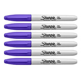Sharpie Glam Pop Bright Purple Fine Pack Of 6