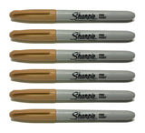 Sharpie Cinnamon Latte Portrait Marker, Fine Pack Of  6